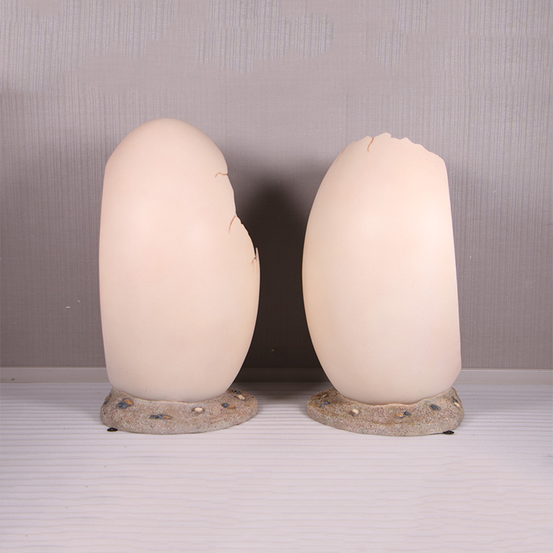 Natureworks Australia Dinosaur Egg- Peekaboo Egg without Top- Photo Op – 250066-side view of both versions