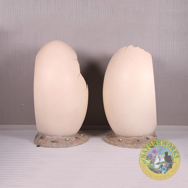 Natureworks Australia Dinosaur Egg- Peekaboo Egg without Top- Photo Op – 250066-side view of both versions