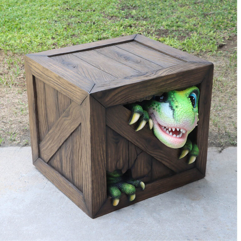 Natureworks Australia Dinosaur Peek-a-Boo table-234136-Front angle view