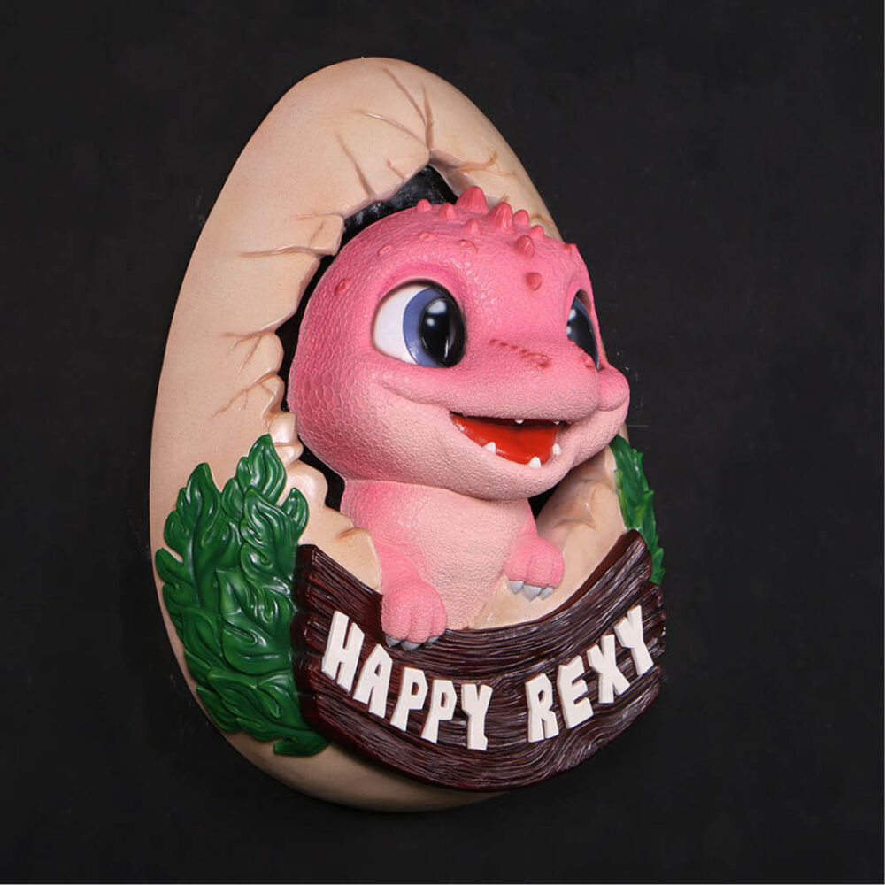 Happy Rexy wall decor-250073-angle view