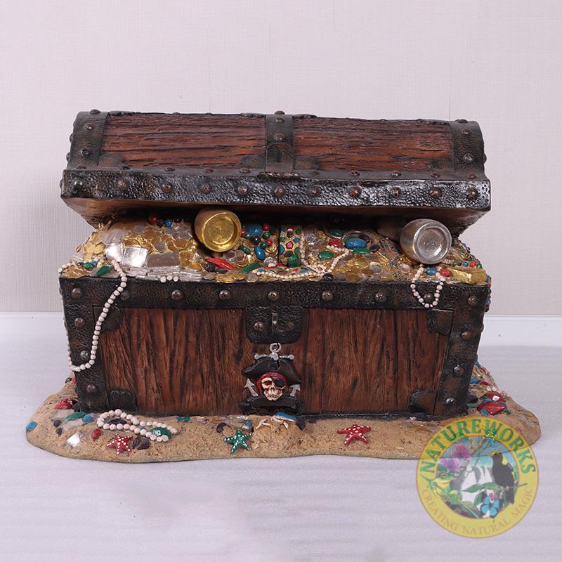 Pirate's Coffer Chest-230080-on sand base - front view