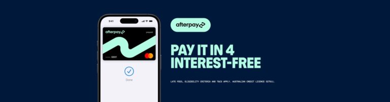 Natureworks Australia Afterpay web banner - pay it in 4 interest-free