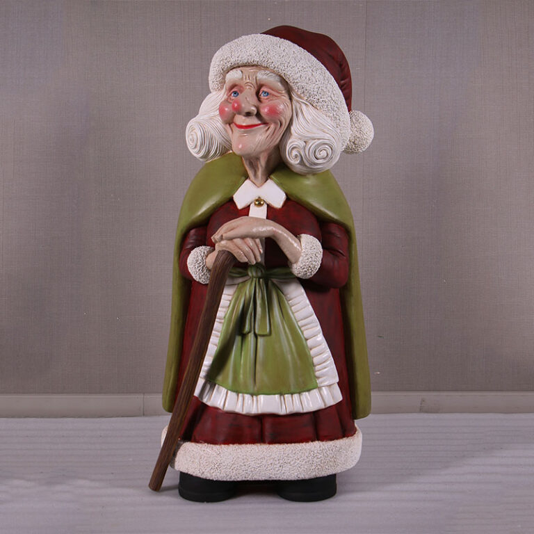 Natureworks Australia Mrs. Santa-Vintage- 4ft statue- 250112- front view