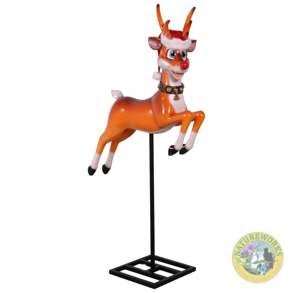 Funny Reindeer on Stand
