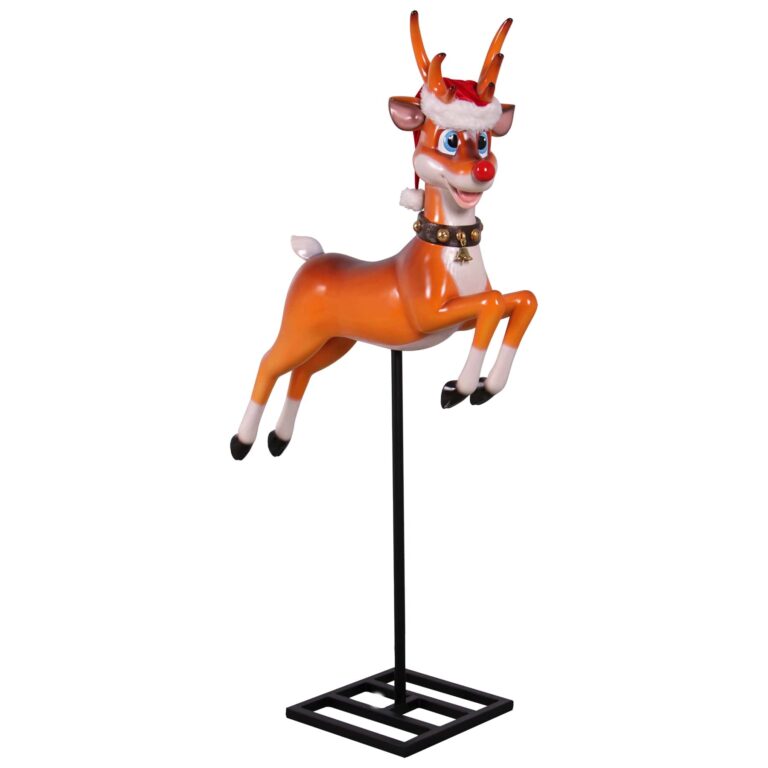 Natureworks Australia Reindeer Funny on Stand 160252 3 sculpture -